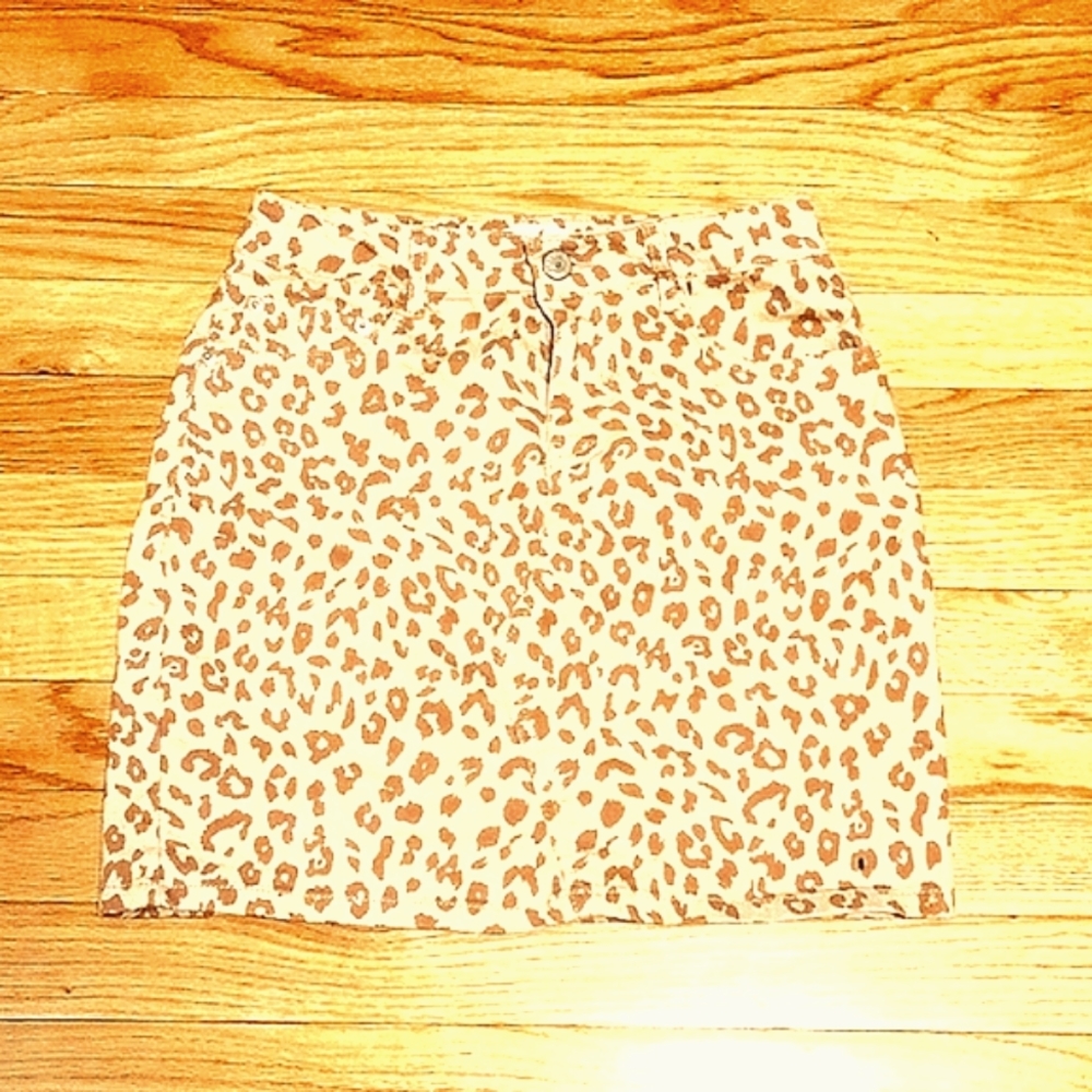 Leopard Print Skirt